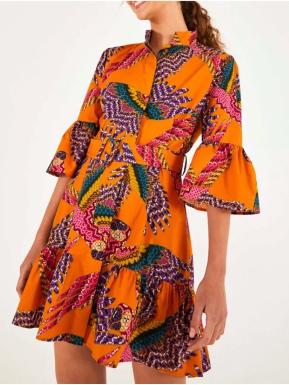 Farm Rio Beaded Macaws Mini Dress - Picture 6 of 7
